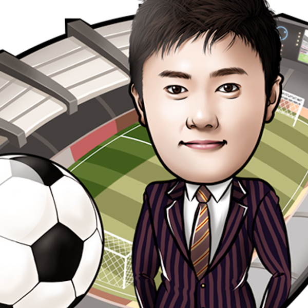 SBSsports 방송용 축구 캐리커쳐