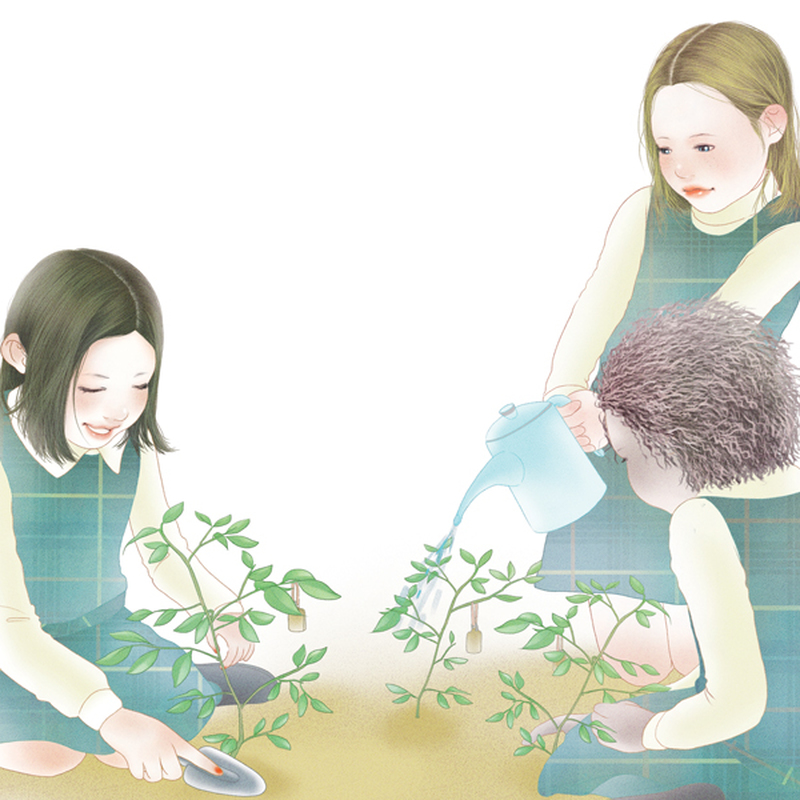 리바트 브로슈어 내부 일러스트